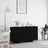 Grey Sideboard Engineered Wood 135 X 41 X 75 Cm