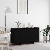 Grey Sideboard Engineered Wood 135 X 41 X 75 Cm