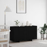 Grey Sideboard Engineered Wood 135 X 41 X 75 Cm