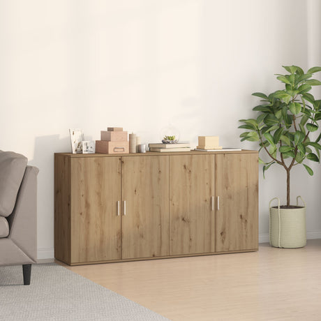 Sideboards 2 Pcs Artisan Oak 79X38X80 Cm Engineered Wood