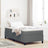 Box Spring Bed Corduroy Fabric