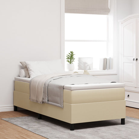 Box Spring Bed Corduroy Fabric