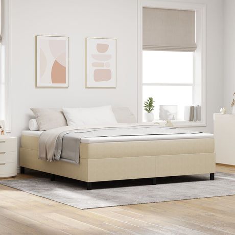 Box Spring Bed Corduroy Fabric