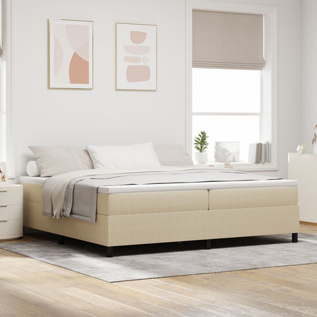 Box Spring Bed Corduroy Fabric