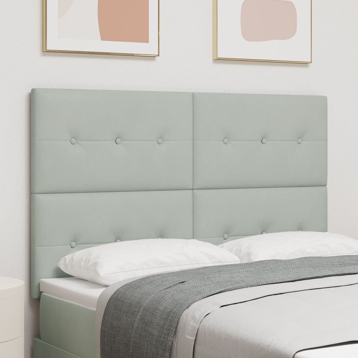 Headboard Button Tufted Velvet