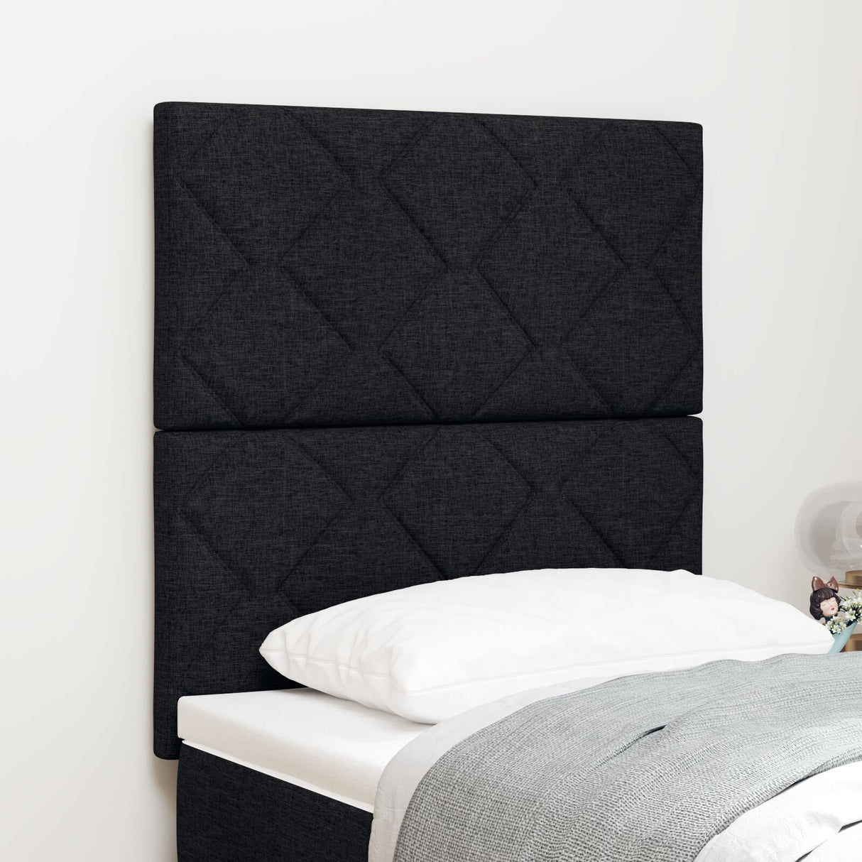 Headboard Diamond Blocks Design Fabric,  Headboard Diamond Blocks Design 160 Cm Fabric