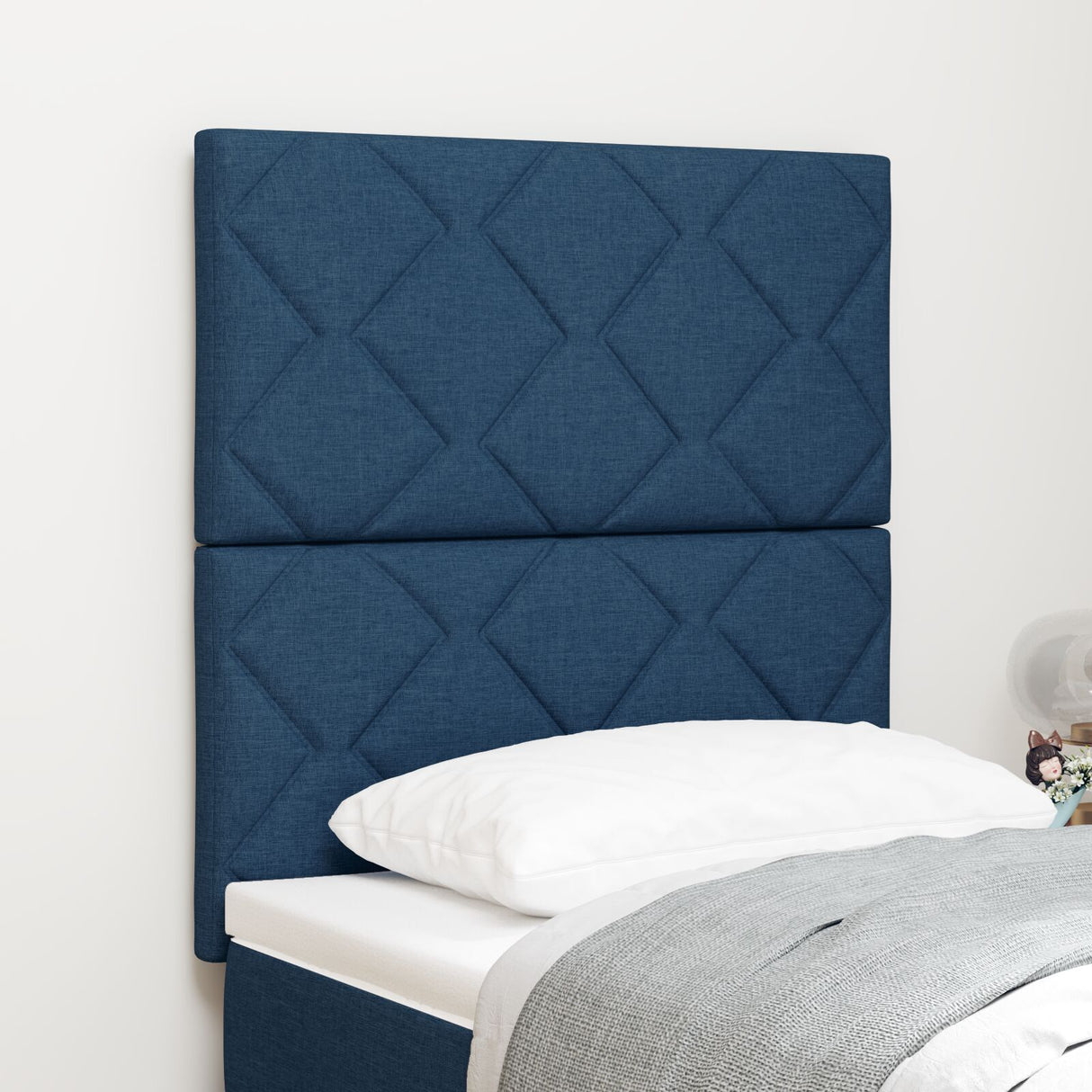 Headboard Diamond Blocks Design Fabric,  Headboard Diamond Blocks Design 160 Cm Fabric