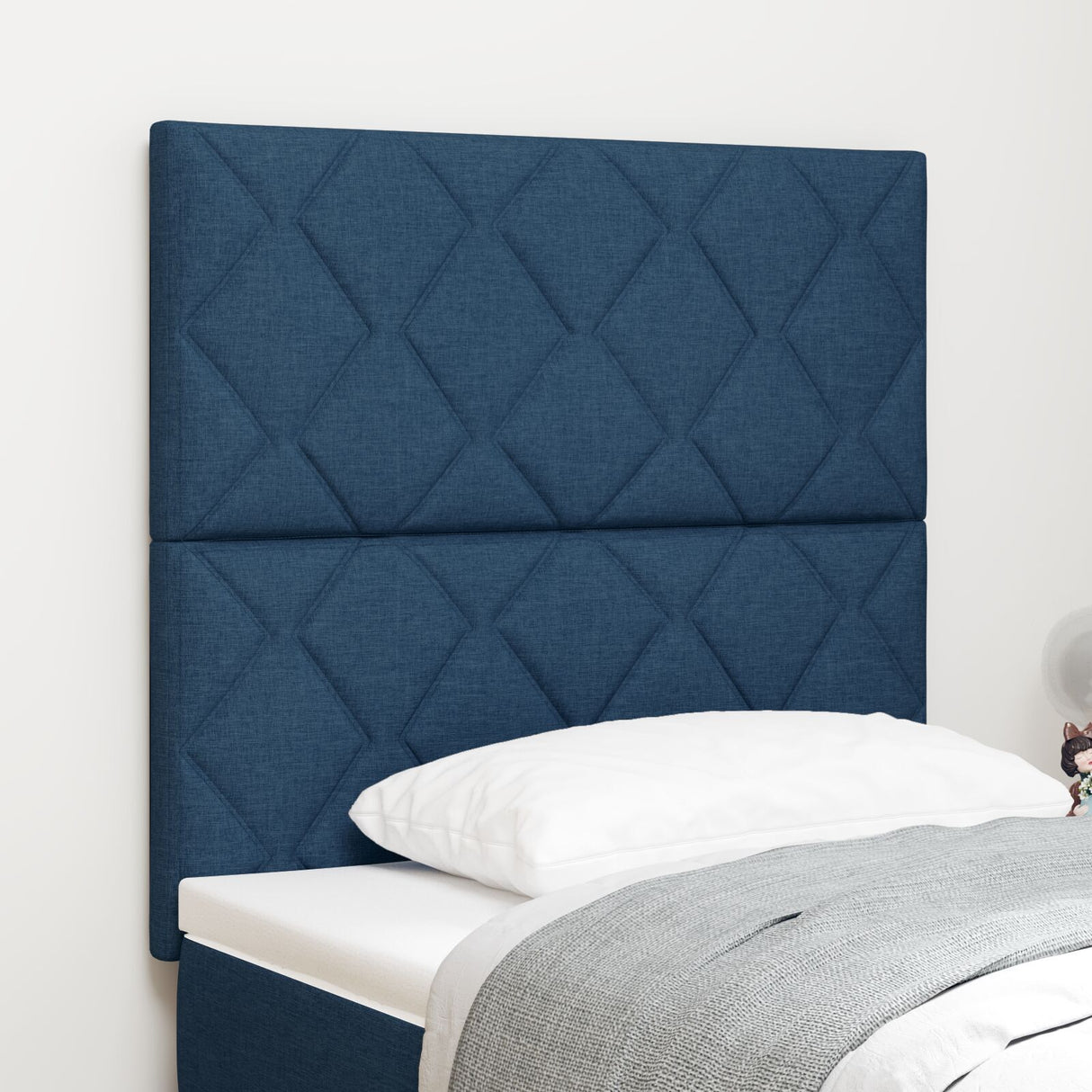 Headboard Diamond Blocks Design Fabric,  Headboard Diamond Blocks Design 160 Cm Fabric