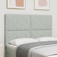 Headboard Diamond Blocks Design Velvet,  Headboard Diamond Blocks Design 160 Cm Velvet
