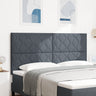 Headboard Diamond Blocks Design Velvet,  Headboard Diamond Blocks Design 160 Cm Velvet