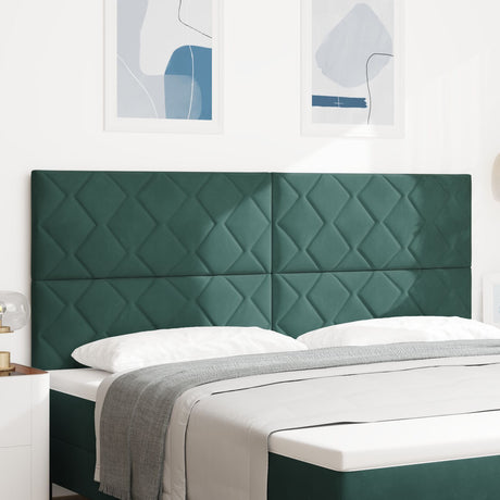 Headboard Diamond Blocks Design Velvet,  Headboard Diamond Blocks Design 160 Cm Velvet