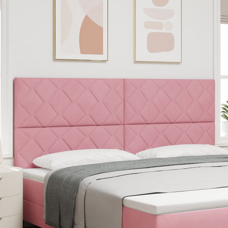 Headboard Diamond Blocks Design Velvet,  Headboard Diamond Blocks Design 160 Cm Velvet