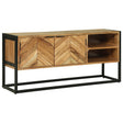 Tv Cabinet 110X30X50 Cm Solid Wood Acacia