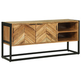 Tv Cabinet 110X30X50 Cm Solid Wood Acacia