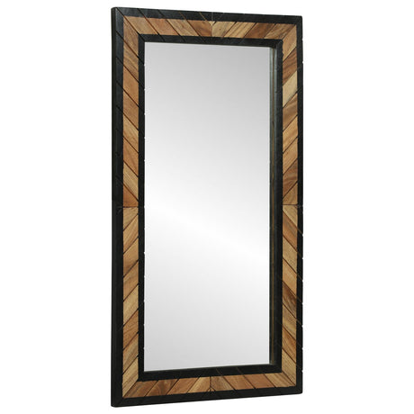 Mirrors 2 Pcs Solid Wood Acacia