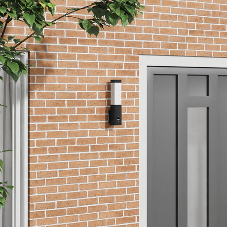 Outdoor Wall Light Silver Ip44