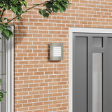 Outdoor Wall Light 2 Pcs Silver Ip44