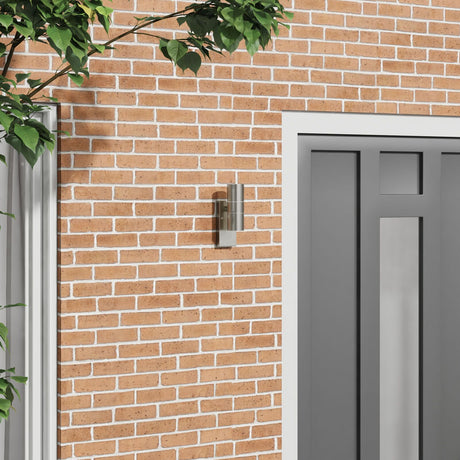 Outdoor Wall Light Silver Ip44