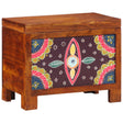 Storage Box Honey Brown 50X30X40 Cm Solid Wood Acacia