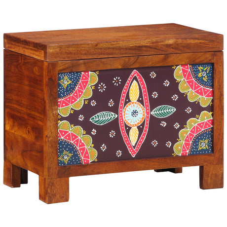 Storage Box Honey Brown 50X30X40 Cm Solid Wood Acacia