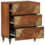 Sideboard 60X33X75 Cm Solid Wood Mango