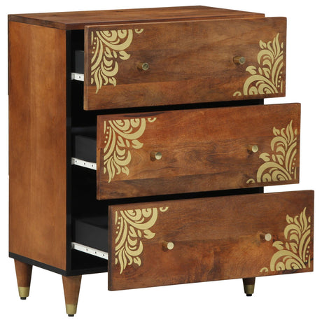 Sideboard 60X33X75 Cm Solid Wood Mango