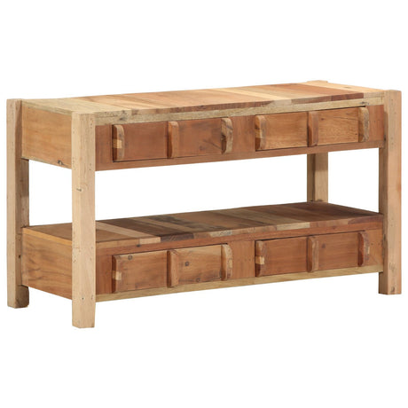 Tv Cabinet 83X33X46 Cm Solid Wood Reclaimed