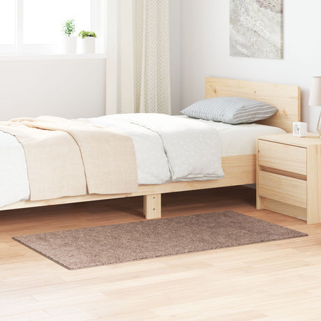 Shaggy Rug With Latex Backing Brown 80X150 Cm