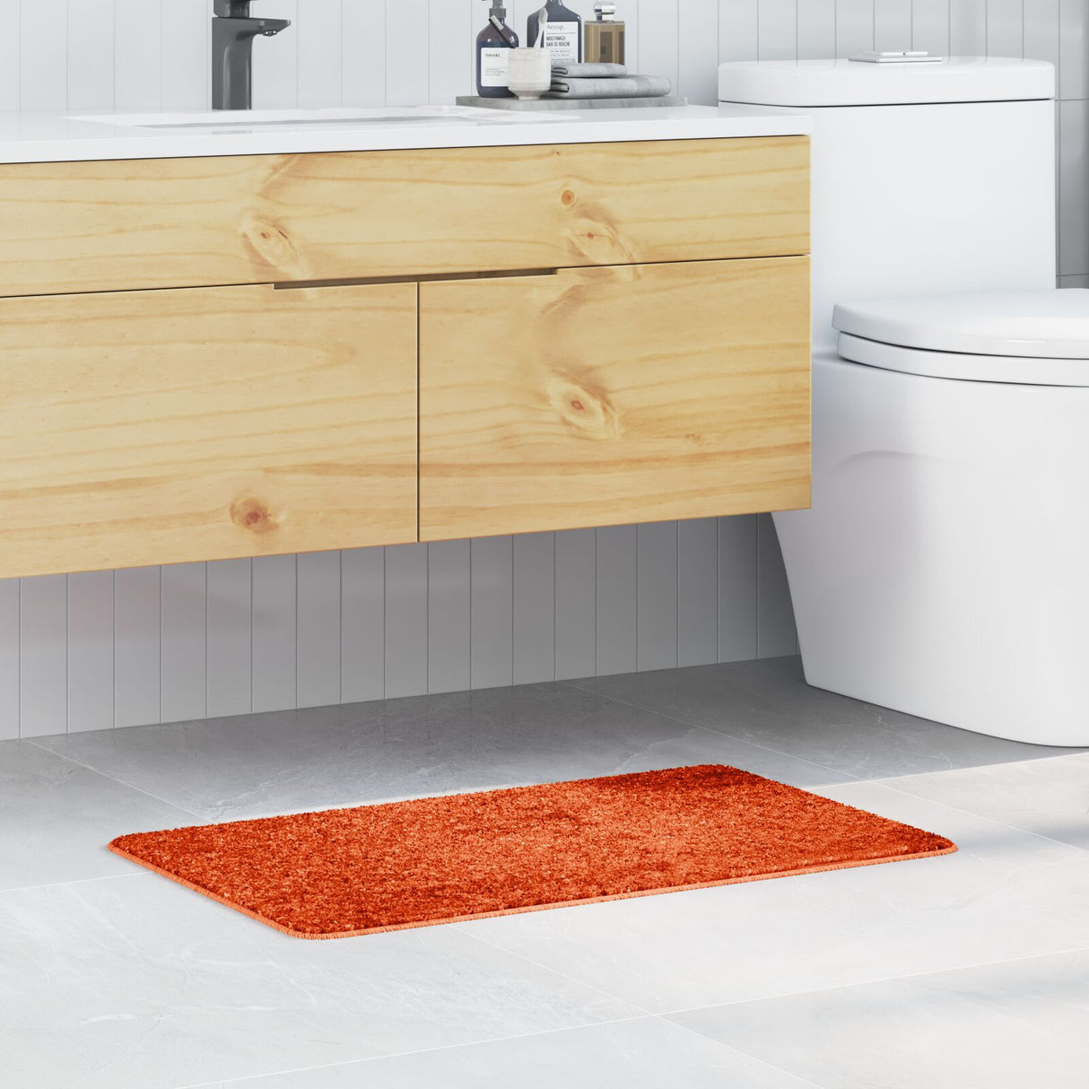 Bath Mat Rectangular Polypropylen Non-Slip