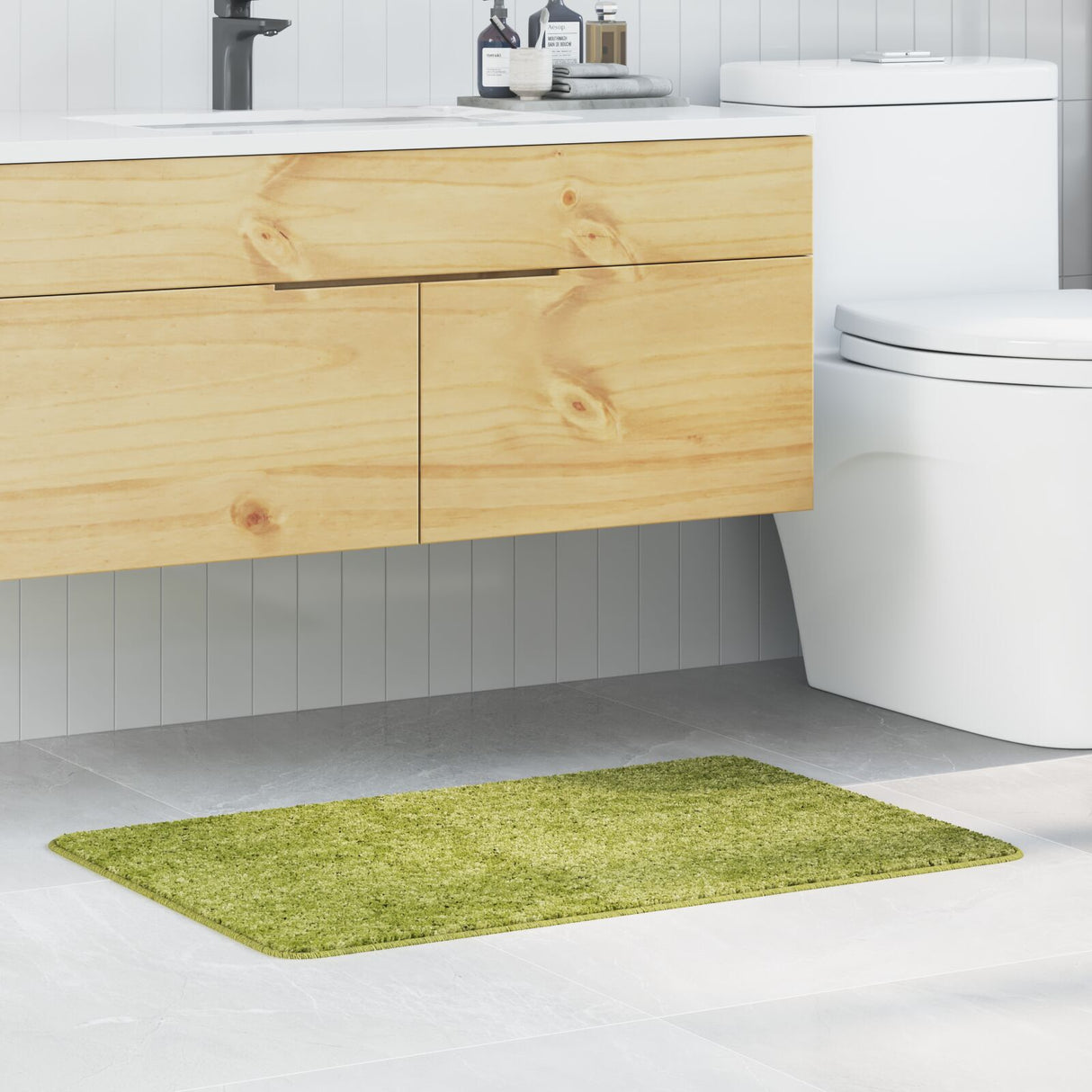 Bath Mat Rectangular Polypropylen Non-Slip