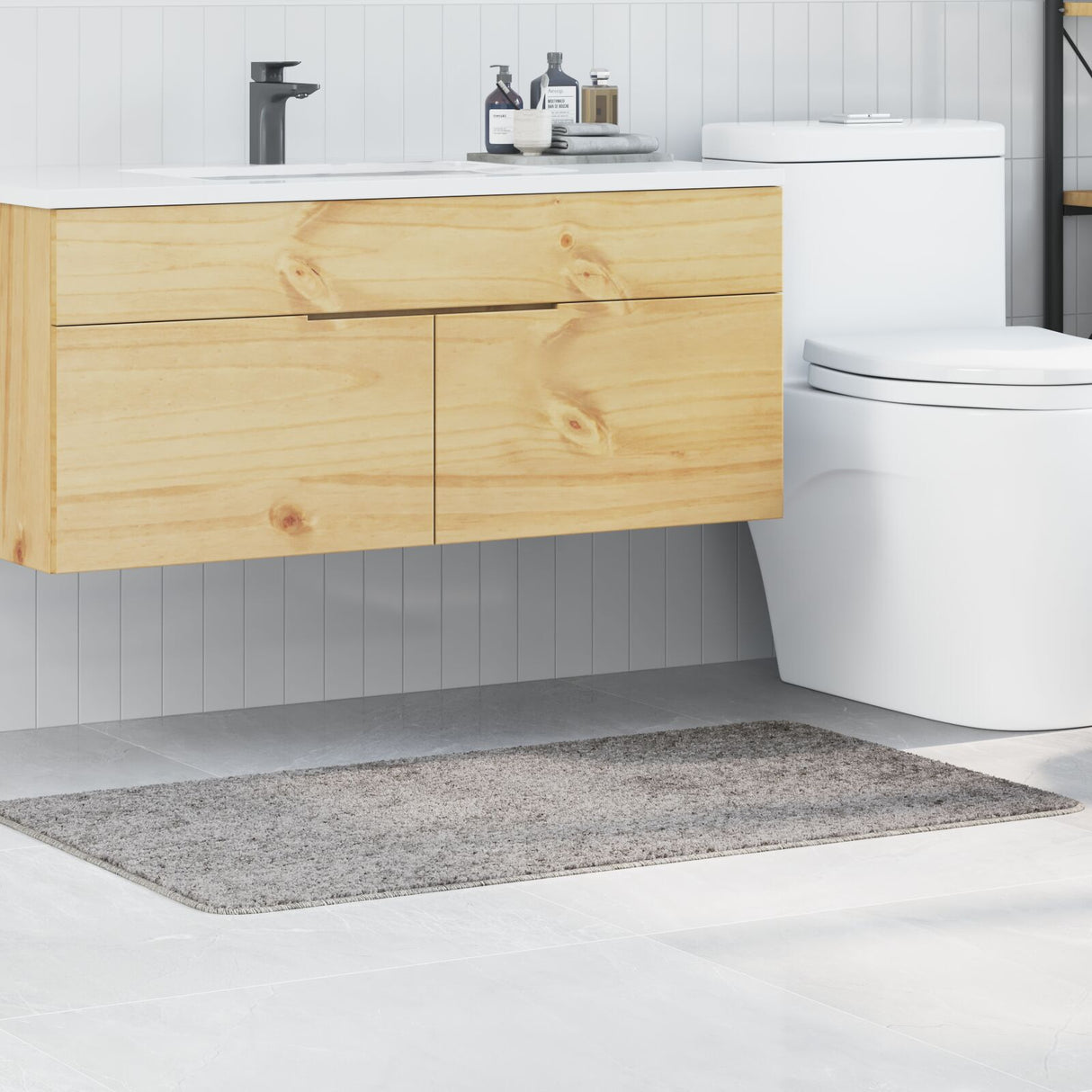 Bath Mat Rectangular Polypropylen Non-Slip
