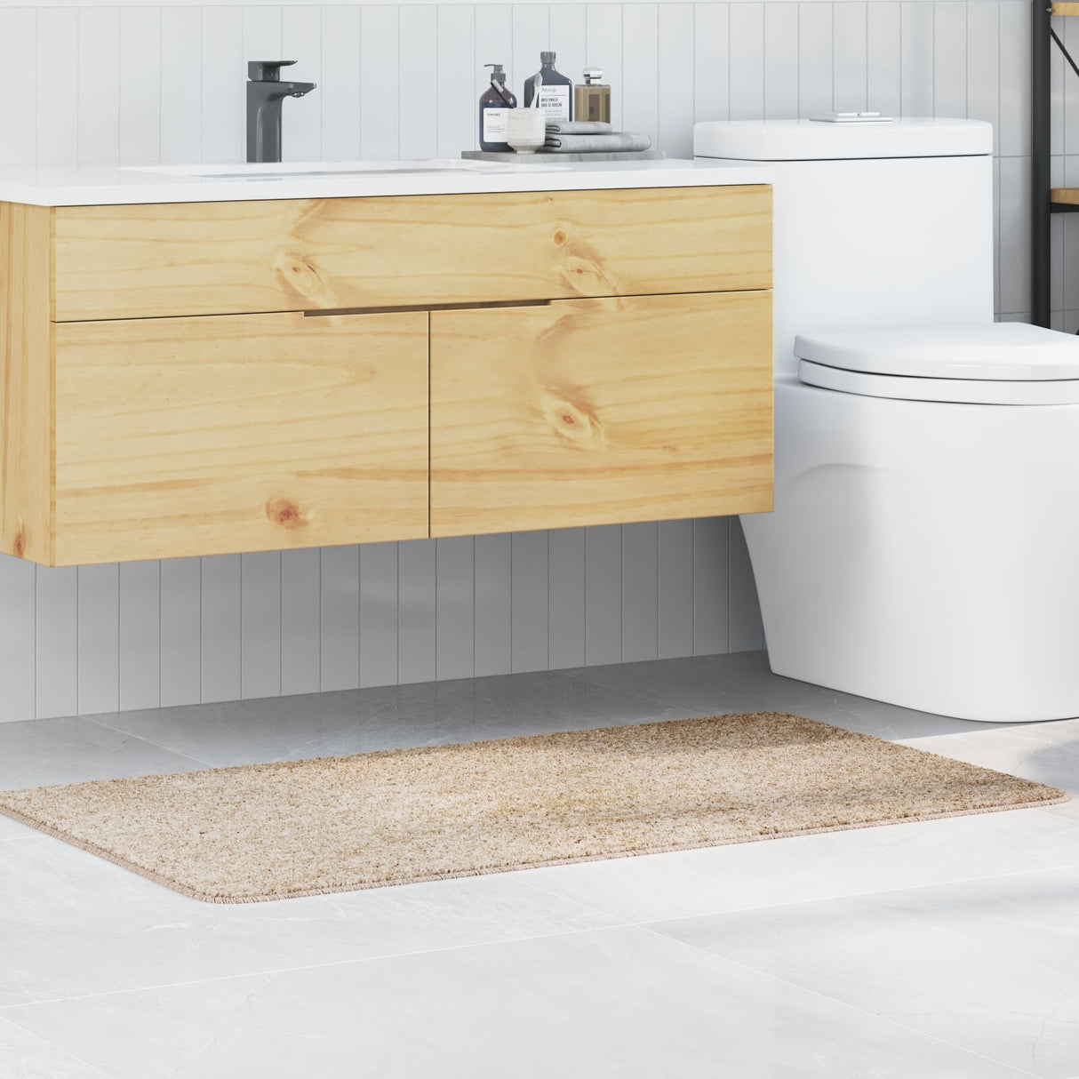 Bath Mat Rectangular Polypropylen Non-Slip