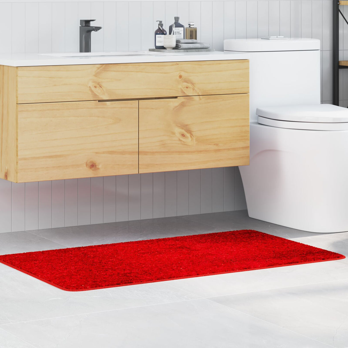 Bath Mat Rectangular Polypropylen Non-Slip