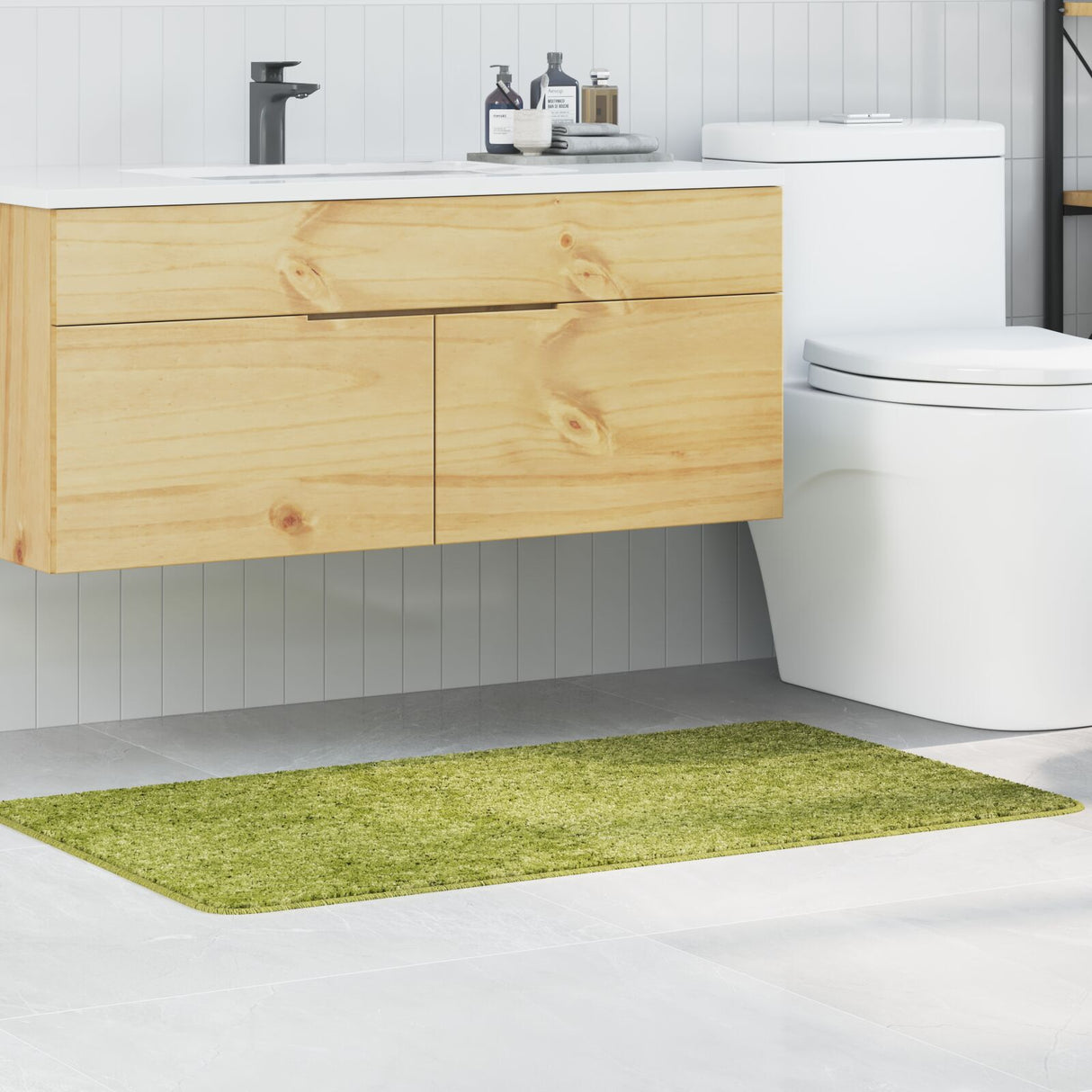 Bath Mat Rectangular Polypropylen Non-Slip