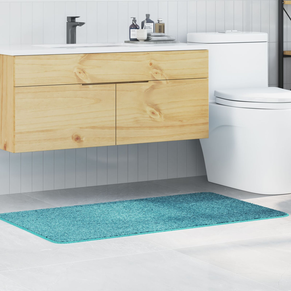 Bath Mat Rectangular Polypropylen Non-Slip