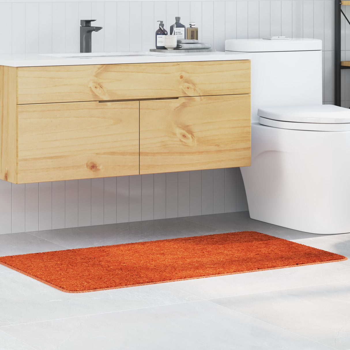 Bath Mat Rectangular Polypropylen Non-Slip