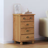 Chest Of Drawers 'Askim'honey 45.8X40X79 Cm Solid Wood Pine