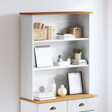 Hutch &quot;Askim&quot; 91X30X104 Cm Solid Wood Pine