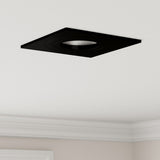 Recessed Spotlights 24 Pcs Square Gu10 Black 91X91 Mm