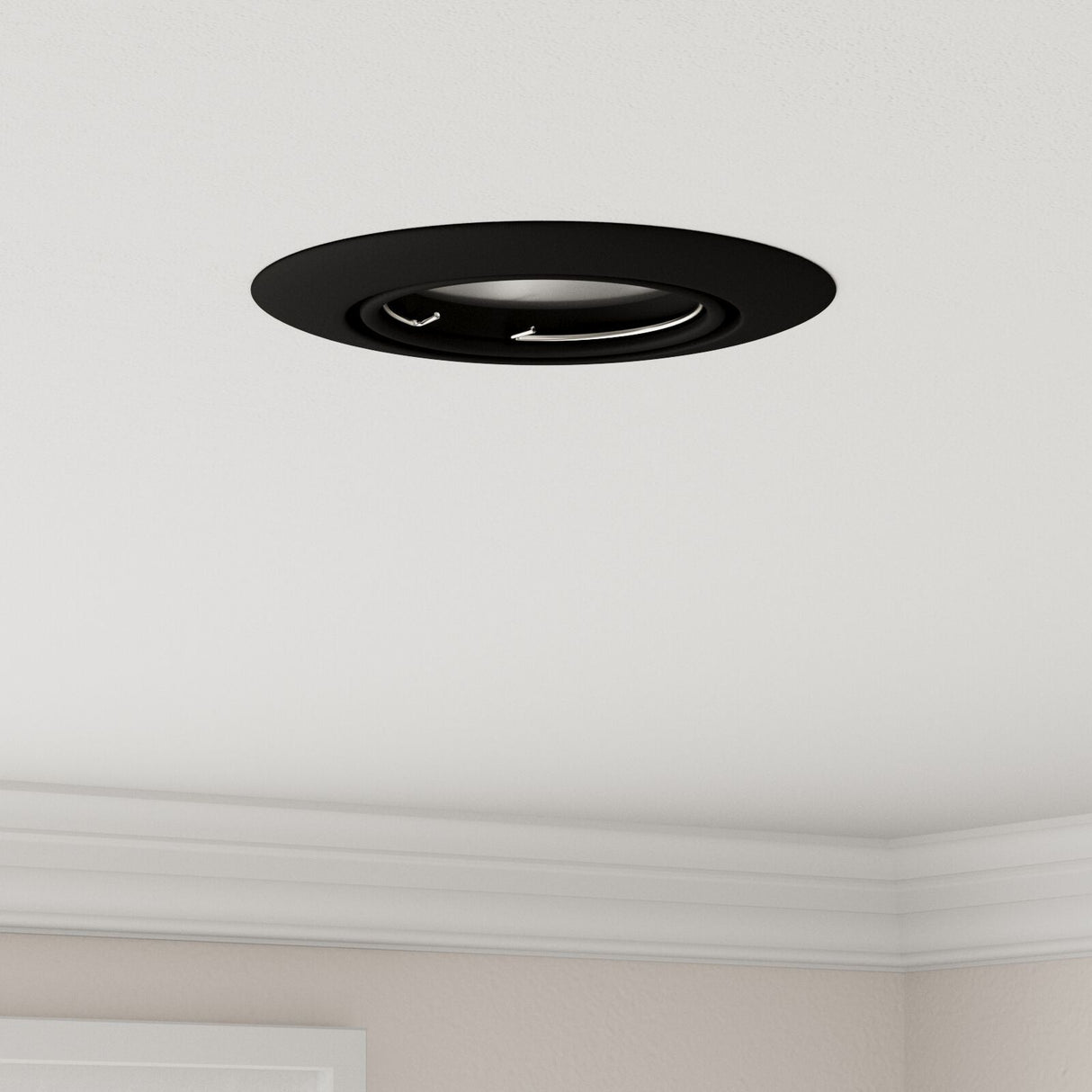 Recessed Spotlights 6 Pcs Round Gu10 Ø90 Mm Steel