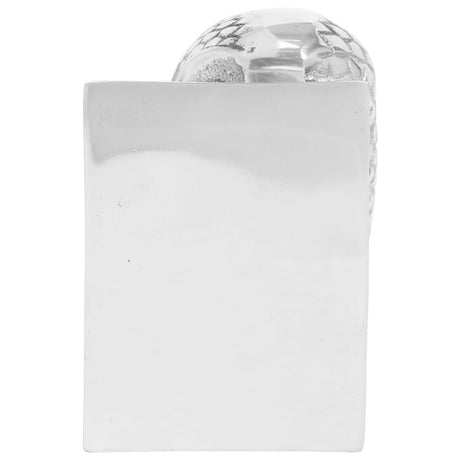 Bookends 2 Pcs Silver 12X9X19 Cm Aluminium