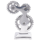Bookends 2 Pcs Silver 12X9X19 Cm Aluminium
