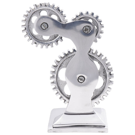 Bookends 2 Pcs Silver 12X9X19 Cm Aluminium