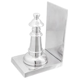 Bookends 2 Pcs Silver 12X9X19 Cm Aluminium
