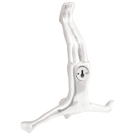 Sculpture Silver 22X8X25 Cm Aluminium