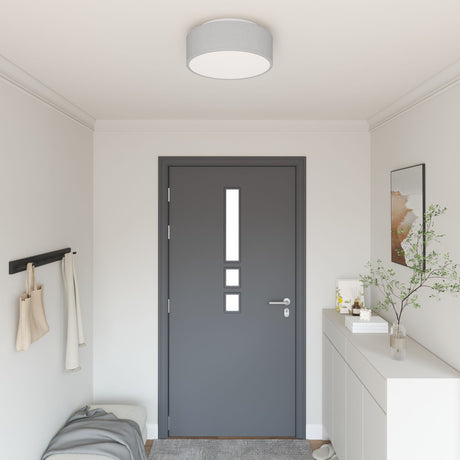 Ceiling Light - Fabric Flush Mount, 30 Cm E27