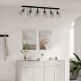 Ceiling Lights With Adjustable Glass Lampshade Anthracite E27