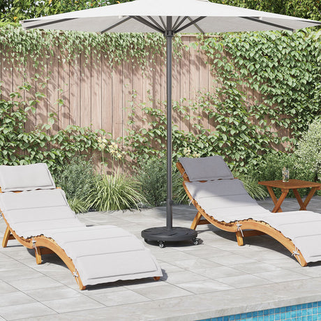 Parasol Base With Wheels For Ø38-48 Mm Poles 13 Kg Round