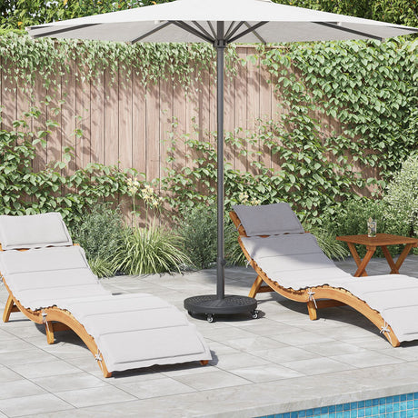 Parasol Base With Wheels For Ø38-48 Mm Poles 13 Kg Round