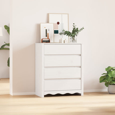 Chest Of Drawers &quot;Drammen&quot; 76,5X40X91 Cm Solid Wood Pine